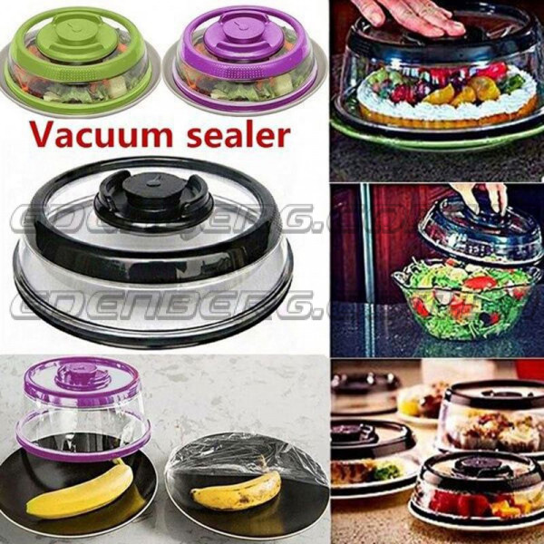 FRU-1014 Свежая Универсальная Вакуумная Герметичная Крышка Для Упаковки Пищевых Продуктов 25.4x9.5см.