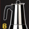 EB-1806 Гейзерная кофеварка эспрессо (индукционное дно), 6 чашек