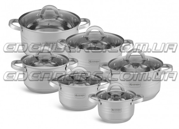 EB-4014 Посуды Набор Кухонной, 6 Предметов 2.1, 3.0, 3.0, 4.0, 5.1, 6.6 Лтр.
