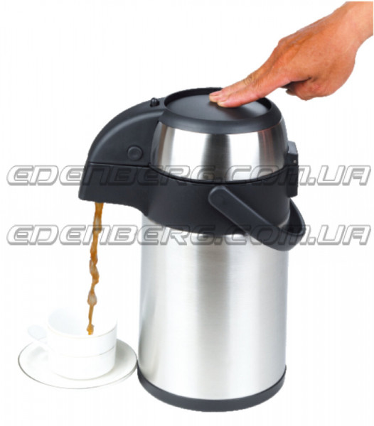 EB-3518 Насосные (Помповый) Термос Вакуумный 5.0 Лтр.