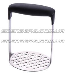 FRU-013 Профессиональная картофелемялка из нержавеющей стали с горизонтальной ручкой (18х12.2 см)