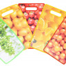 FRU-806 Разделочная доска Premium 3D Fruit Collection (37х23х0.9 см)