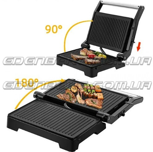 MS-7708 Електрогриль Контактний Притискної 1000 Вт