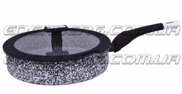 EB-3324 Глубокая Сковорода -3.2 Лтр. (26 см.), От Литой Алюминий, Обе Стороны Гранитное Покрытие