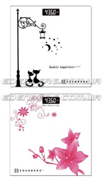 EB-75845 Ваги Підлогові Електронні Скляні 180 Кг.