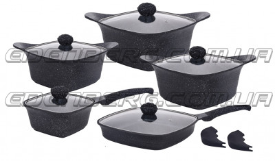 EB-12912 Посуды Набор Кухонной 10 Предметов (Литого Алюминия)