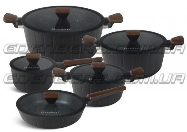 EB-5841 Посуды Набор Кухонной 10 Предметов (Литого Алюминия)