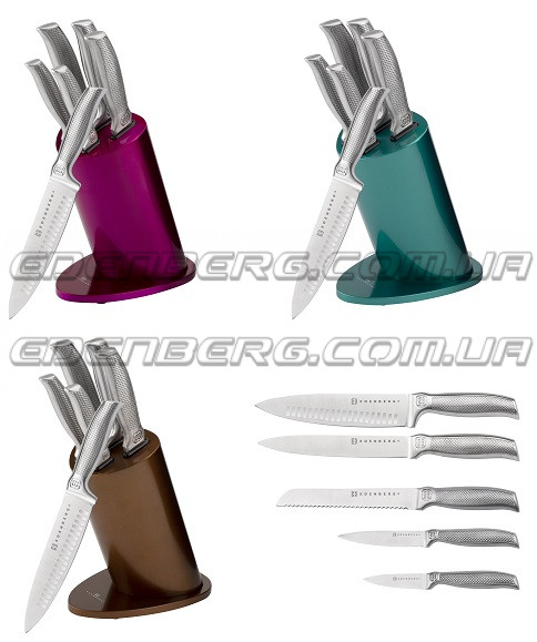 EB-11021 Ножей Набор 6 Предметов С Подставка