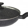 EB-4110 Сковорода Зі Скляною Кришкою Мармурове Покриття 26 см.
