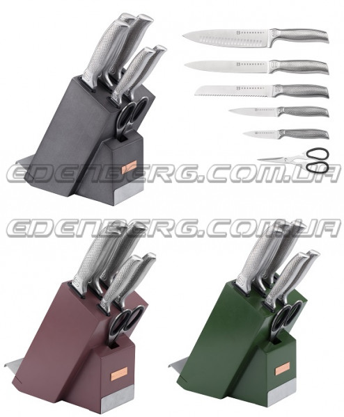 EB-11023 Ножей Набор 7 Предметов С Подставка