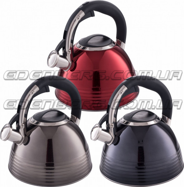 EB-8832 Чайники Металл Свистящие 3.0 Лтр.