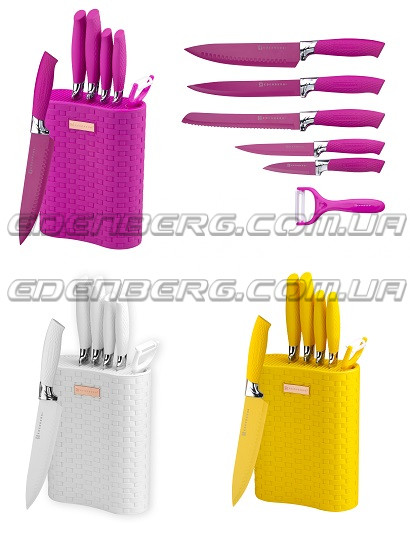 EB-11025 Ножей Набор 7 Предметов С Подставка